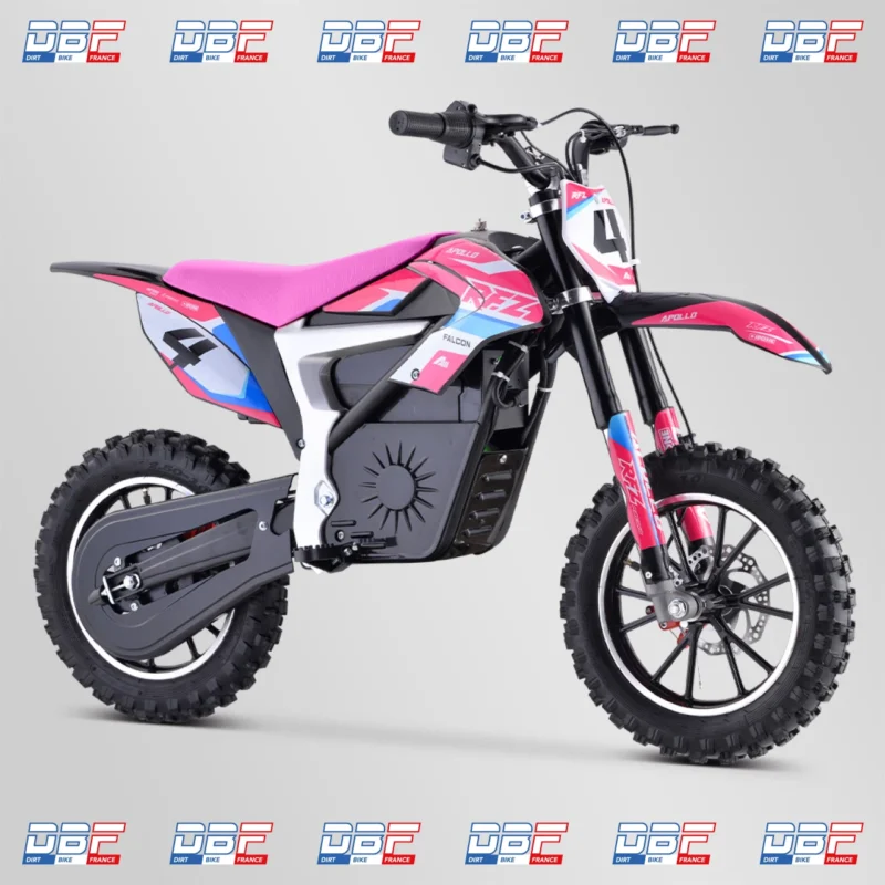 Pocket cross enfant apollo falcon 500w 2023 Rose, Dirt Bike France - Photo N°1