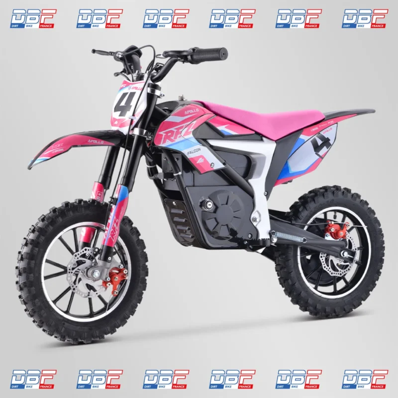 Pocket cross enfant apollo falcon 500w 2023 Rose, Dirt Bike France - Photo N°3