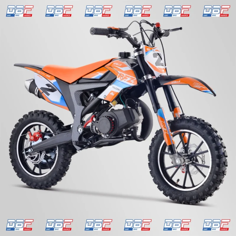 Pocket cross enfant apollo falcon 50cc 2023 Orange, Dirt Bike France - Photo N°1