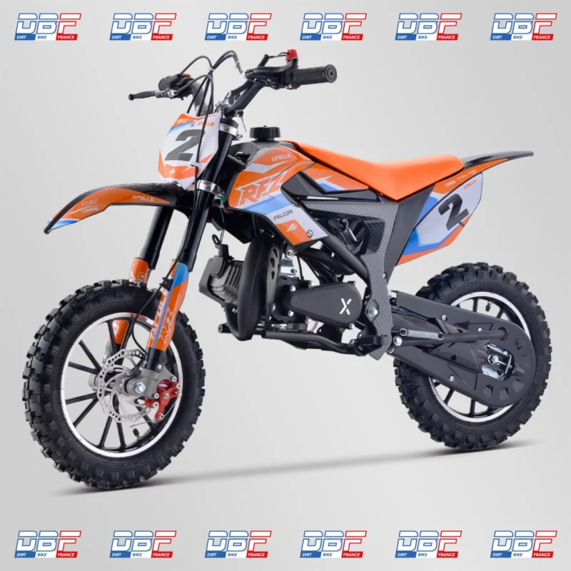 Pocket cross enfant apollo falcon 50cc 2023 Orange, Dirt Bike France - Photo N°2