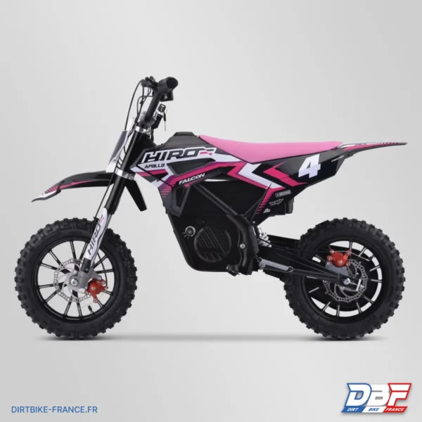 Pocket cross enfant électrique hiro falcon 550w 2024 Rose, photo 6 sur Dirt Bike France