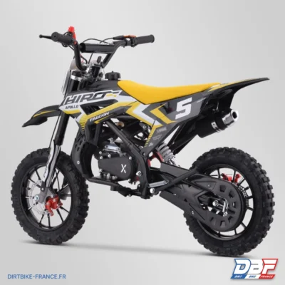 Pocket cross enfant hiro falcon 49cc 2024 Jaune, photo 4 sur Dirt Bike France