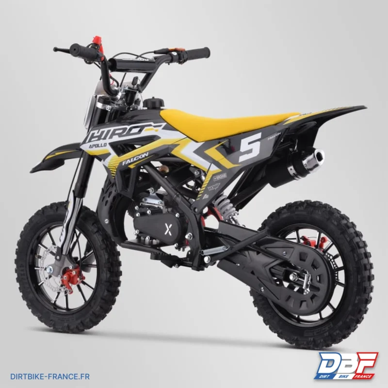 Pocket cross enfant hiro falcon 49cc 2024 Jaune, Dirt Bike France - Photo N°4