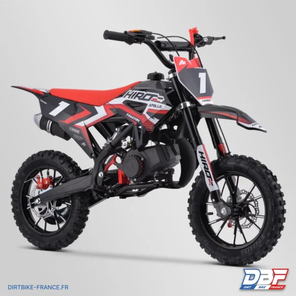 Pocket cross enfant hiro falcon 49cc 2024 Rouge, photo 1 sur Dirt Bike France