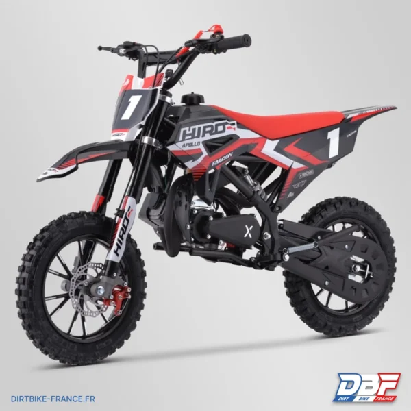 Pocket cross enfant hiro falcon 49cc 2024 Rouge, photo 2 sur Dirt Bike France
