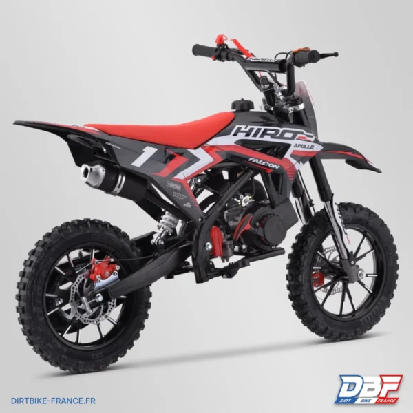 Pocket cross enfant hiro falcon 49cc 2024 Rouge, photo 3 sur Dirt Bike France
