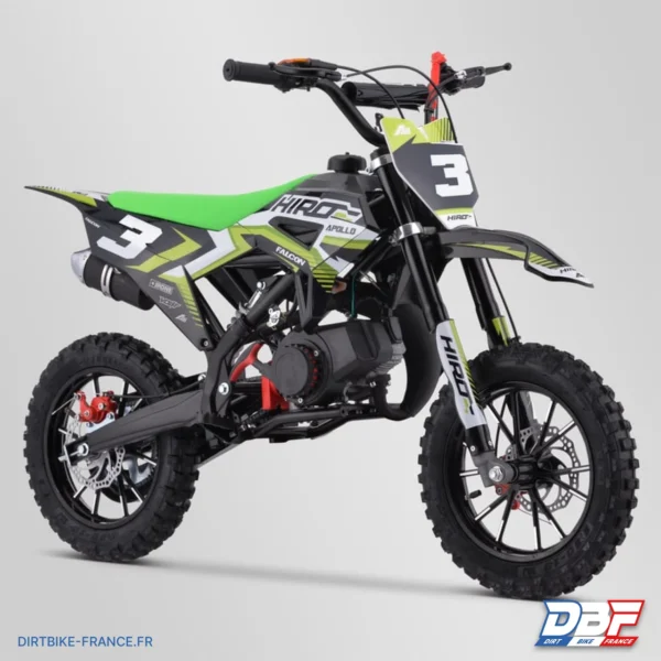 Pocket cross enfant hiro falcon 49cc 2024 Vert, photo 1 sur Dirt Bike France