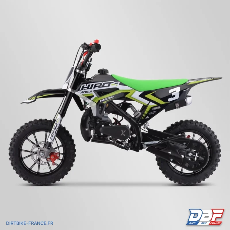 Pocket cross enfant hiro falcon 49cc 2024 Vert, Dirt Bike France - Photo N°6