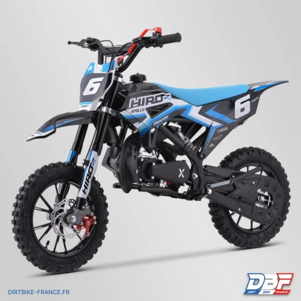 Pocket cross enfant hiro falcon 49cc Bleu, photo 2 sur Dirt Bike France