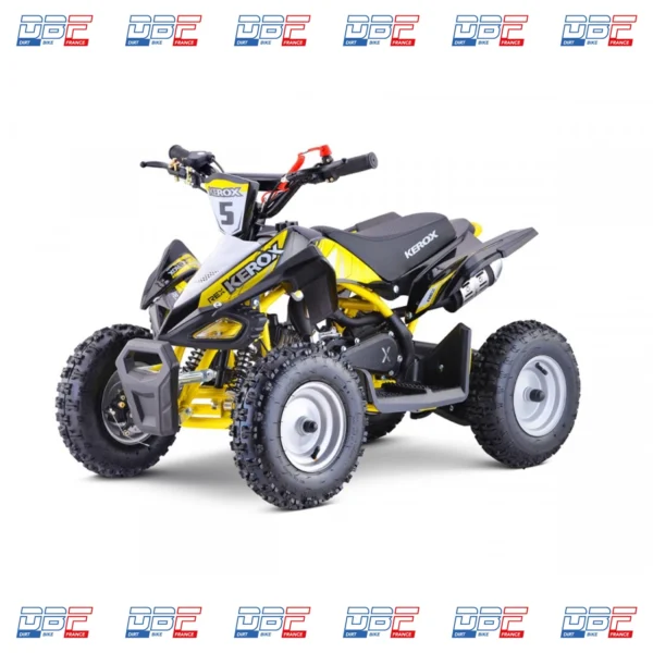 Pocket Quad 50cc enfant KEROX Rex BW6 JAUNE Dirt Bike France