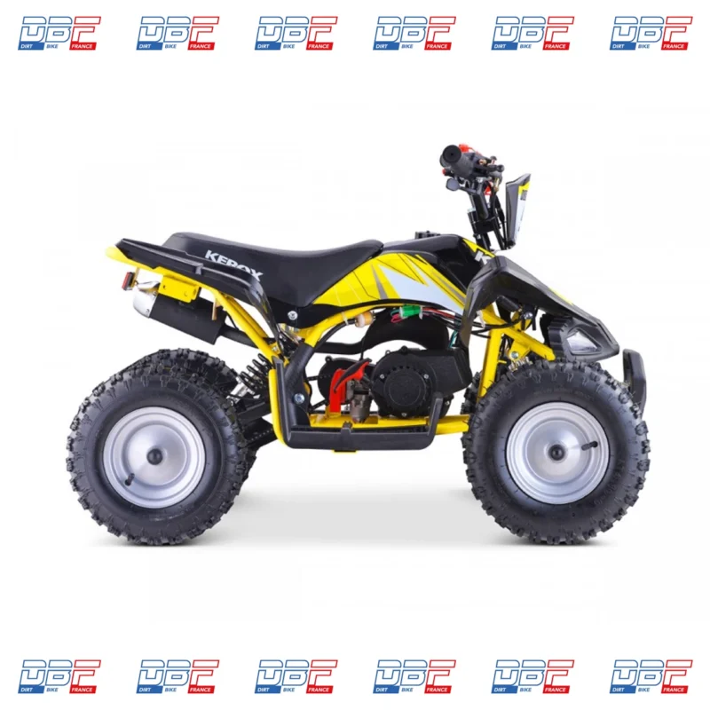 Pocket Quad 50cc enfant KEROX Rex BW6 JAUNE, Dirt Bike France - Photo N°3