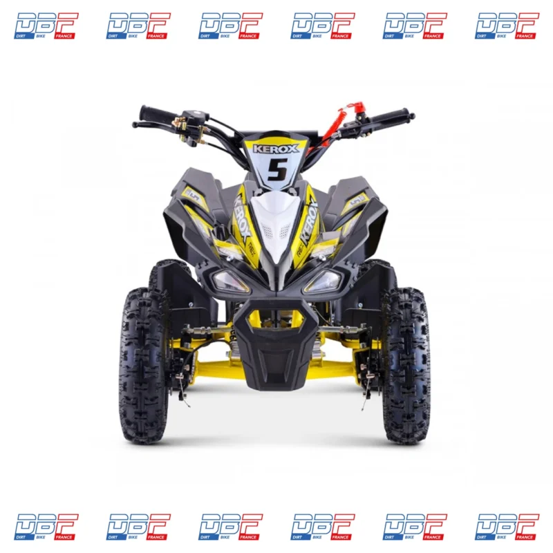 Pocket Quad 50cc enfant KEROX Rex BW6 JAUNE, Dirt Bike France - Photo N°4