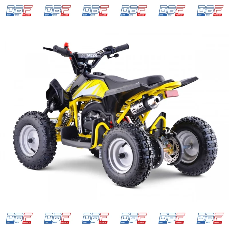 Pocket Quad 50cc enfant KEROX Rex BW6 JAUNE, Dirt Bike France - Photo N°5