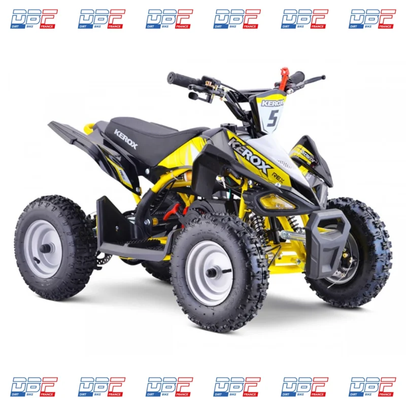 Pocket Quad 50cc enfant KEROX Rex BW6 JAUNE, Dirt Bike France - Photo N°7