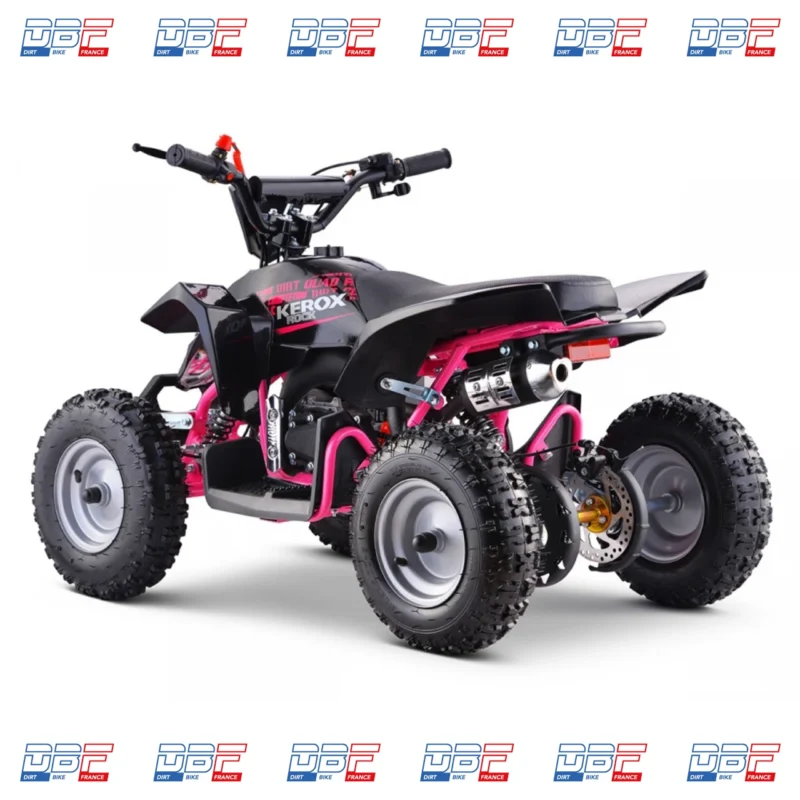 Pocket Quad 50cc Enfant KEROX Rock BW6 ROSE, Dirt Bike France - Photo N°5