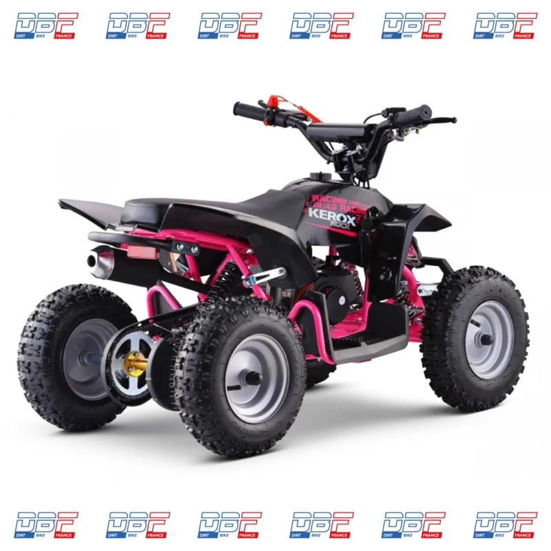 Pocket Quad 50cc Enfant KEROX Rock BW6 ROSE, Dirt Bike France - Photo N°6