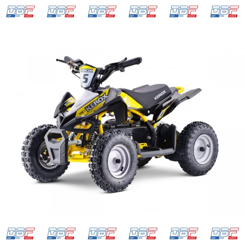 Pocket Quad électrique 800w enfant KEROX E-Rex BW6 JAUNE, Dirt Bike France - Photo N°1