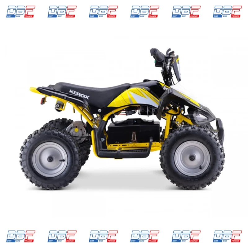 Pocket Quad électrique 800w enfant KEROX E-Rex BW6 JAUNE, Dirt Bike France - Photo N°2