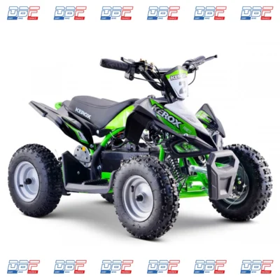 Pocket Quad électrique 800W enfant KEROX E-Rex BW6 VERT Dirt Bike France