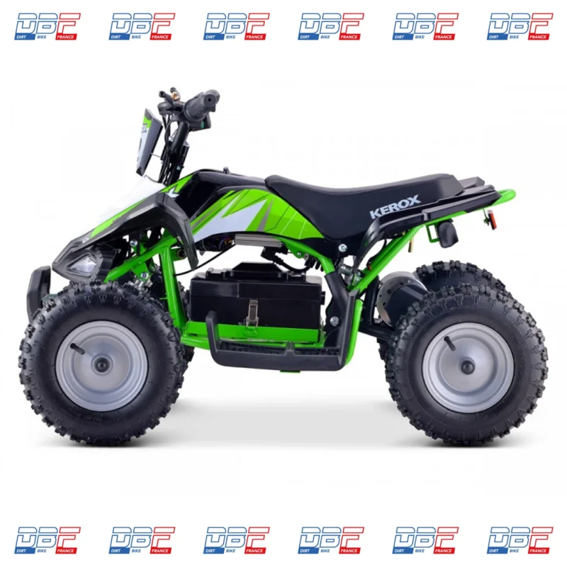 Pocket Quad électrique 800W enfant KEROX E-Rex BW6 VERT, Dirt Bike France - Photo N°4