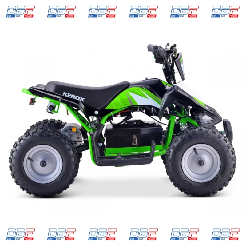 Pocket Quad électrique 800W enfant KEROX E-Rex BW6 VERT, Dirt Bike France - Photo N°6