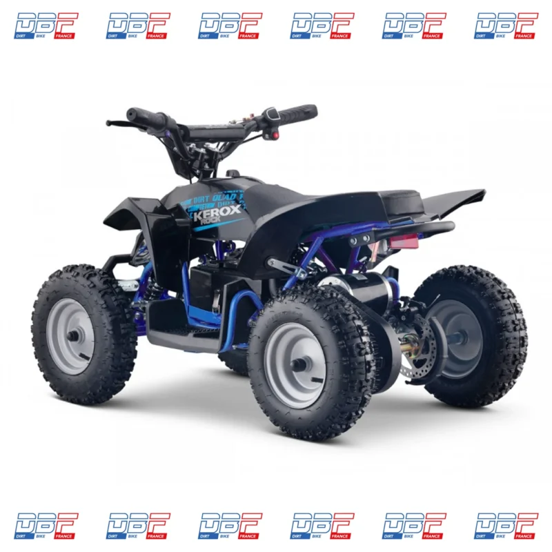 Pocket quad électrique 800w enfant KEROX E-Rock BW6 BLEU, Dirt Bike France - Photo N°1