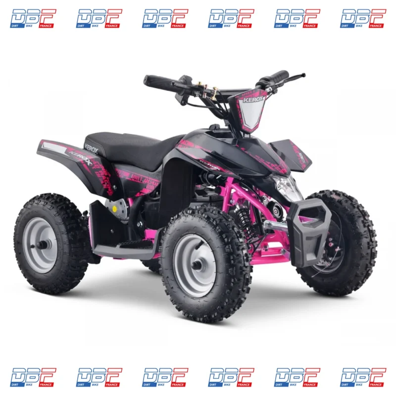 Pocket quad électrique 800w enfant KEROX E-Rock BW6 ROSE, Dirt Bike France - Photo N°7