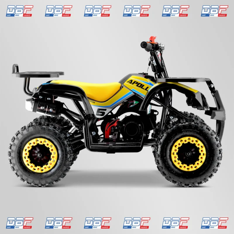 Pocket quad enfant 49cc apollo tiger 6″ 2023 Jaune, Dirt Bike France - Photo N°4