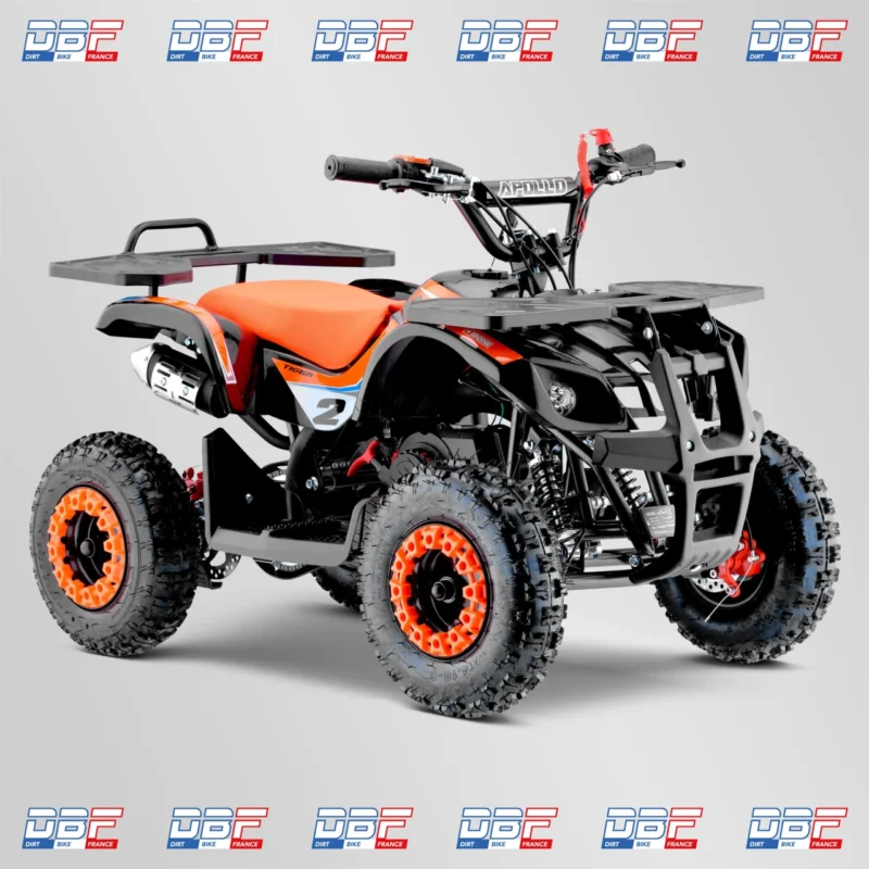 Pocket quad enfant 49cc apollo tiger 6″ 2023 Orange, Dirt Bike France - Photo N°1