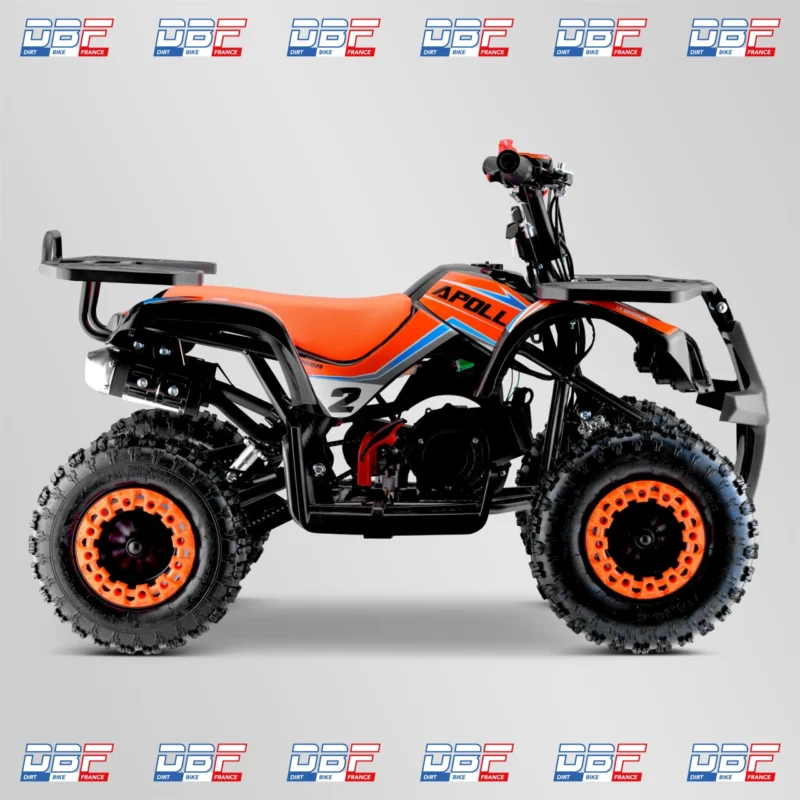 Pocket quad enfant 49cc apollo tiger 6″ 2023 Orange, Dirt Bike France - Photo N°4