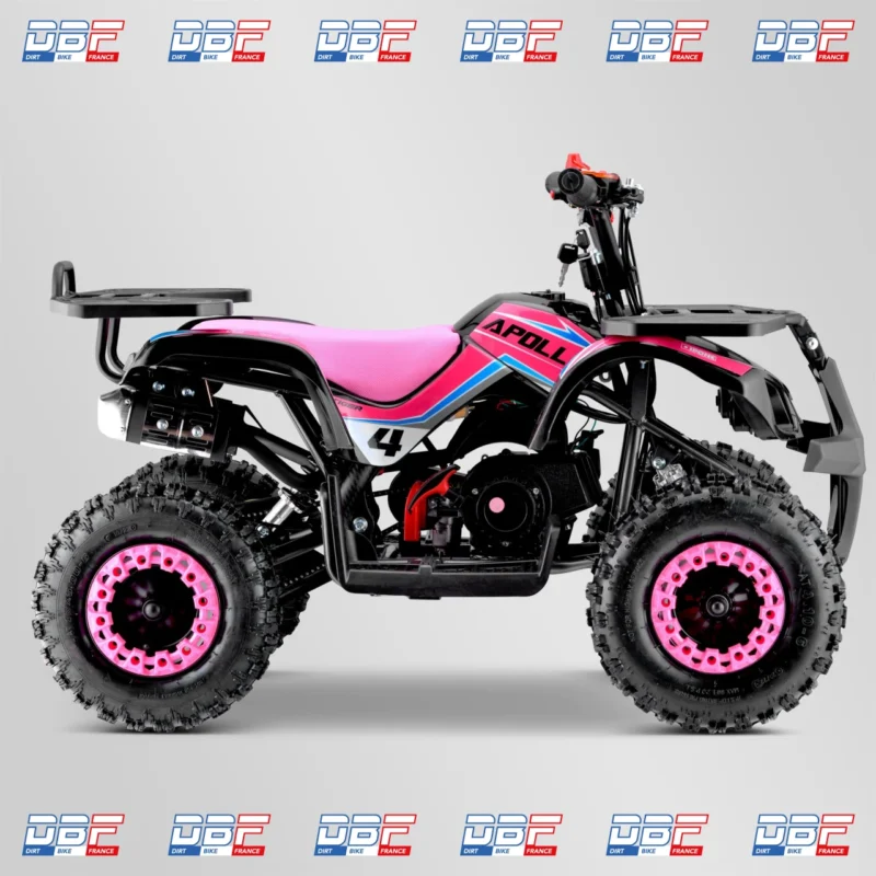 Pocket quad enfant 49cc apollo tiger 6″ 2023 Rose, Dirt Bike France - Photo N°4