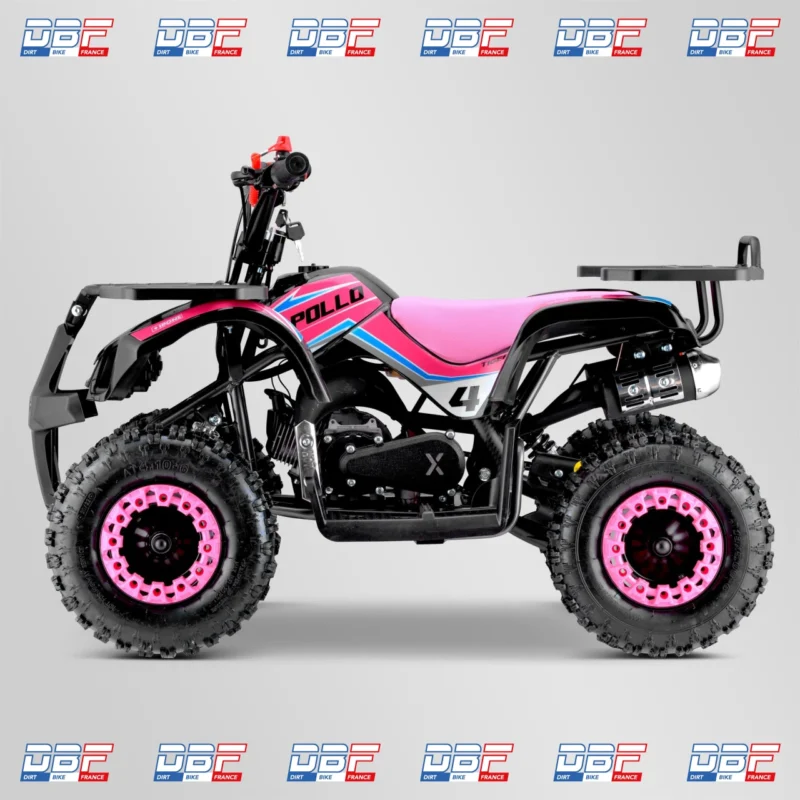 Pocket quad enfant 49cc apollo tiger 6″ 2023 Rose, Dirt Bike France - Photo N°5