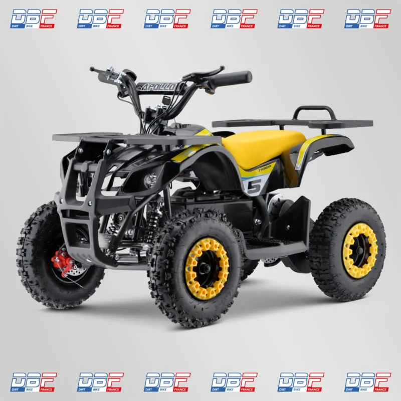 Pocket quad enfant electrique 800w apollo tiger 6″ 2023 Jaune, Dirt Bike France - Photo N°2