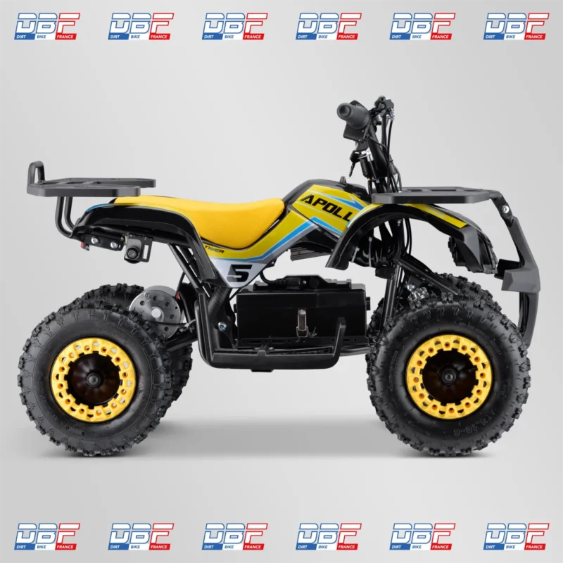 Pocket quad enfant electrique 800w apollo tiger 6″ 2023 Jaune, Dirt Bike France - Photo N°4