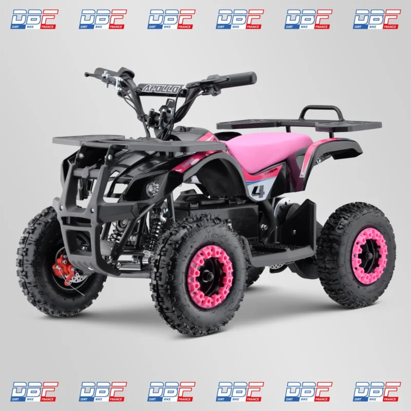 Pocket quad enfant electrique 800w apollo tiger 6″ 2023 Rose, Dirt Bike France - Photo N°2