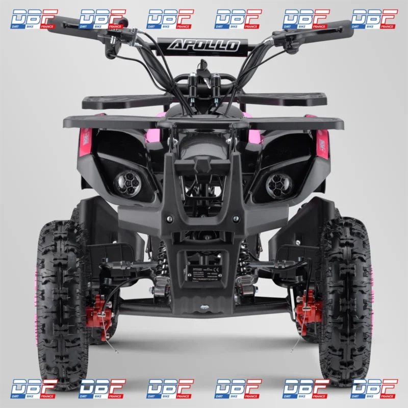 Pocket quad enfant electrique 800w apollo tiger 6″ 2023 Rose, Dirt Bike France - Photo N°3