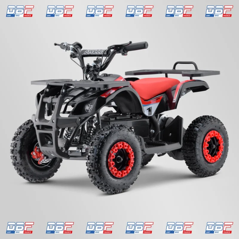 Pocket quad enfant electrique 800w apollo tiger 6″ 2023 Rouge, Dirt Bike France - Photo N°2