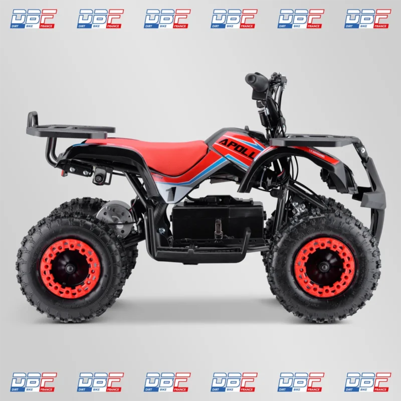 Pocket quad enfant electrique 800w apollo tiger 6″ 2023 Rouge, Dirt Bike France - Photo N°3