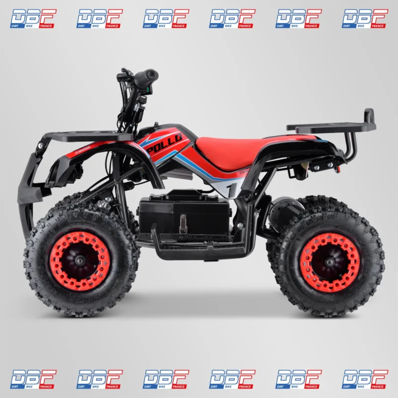 Pocket quad enfant electrique 800w apollo tiger 6″ 2023 Rouge, Dirt Bike France - Photo N°4