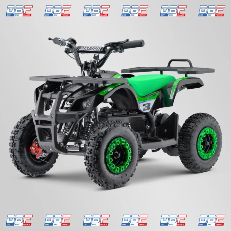 Pocket quad enfant electrique 800w apollo tiger 6″ 2023 Vert, Dirt Bike France - Photo N°2