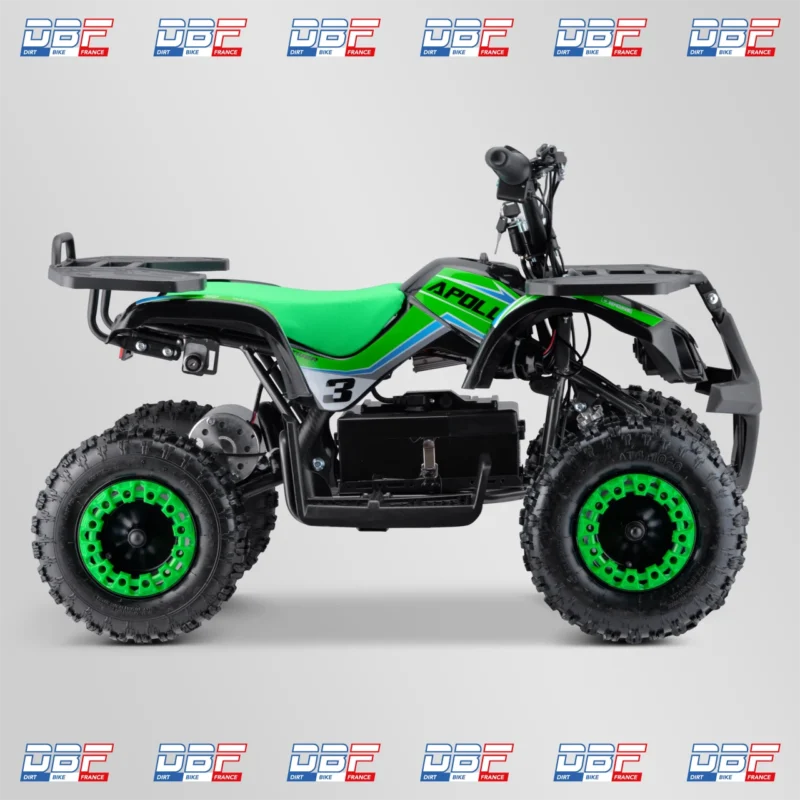 Pocket quad enfant electrique 800w apollo tiger 6″ 2023 Vert, Dirt Bike France - Photo N°4