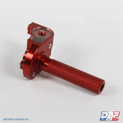 Poignee de gaz posh aluminium Rouge, photo 1 sur Dirt Bike France