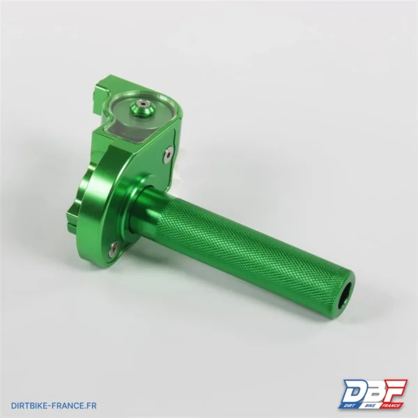 Poignee de gaz posh aluminium Vert, photo 1 sur Dirt Bike France