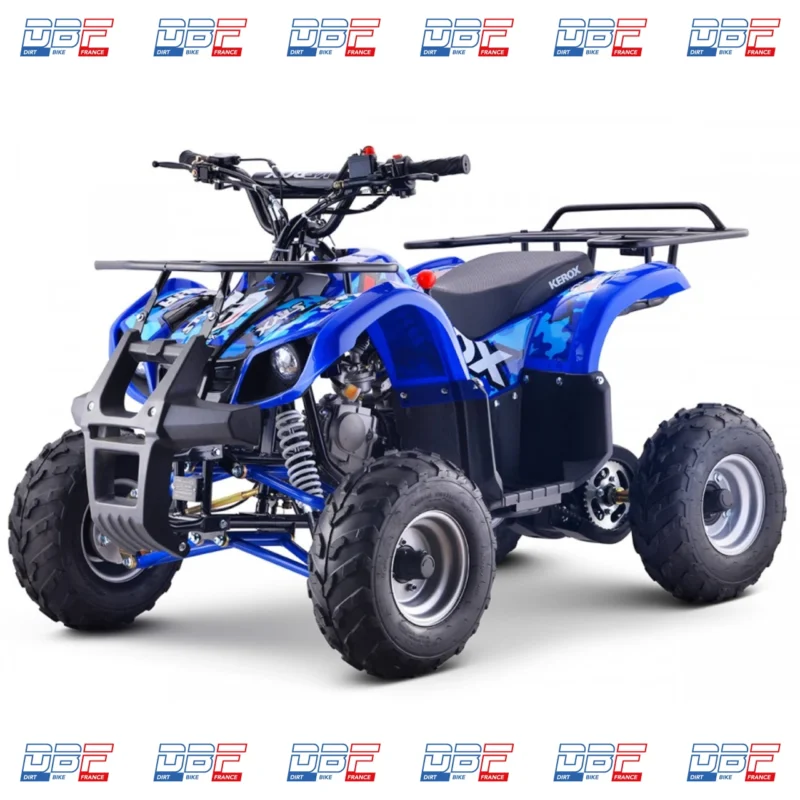 Quad 110cc enfant KEROX Bazooka BLEU, Dirt Bike France - Photo N°3