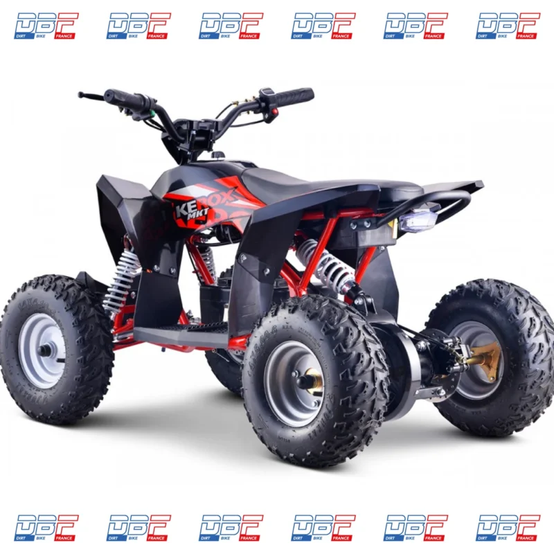 Quad électrique 1000W enfant KEROX E-MKT ROUGE, Dirt Bike France - Photo N°7