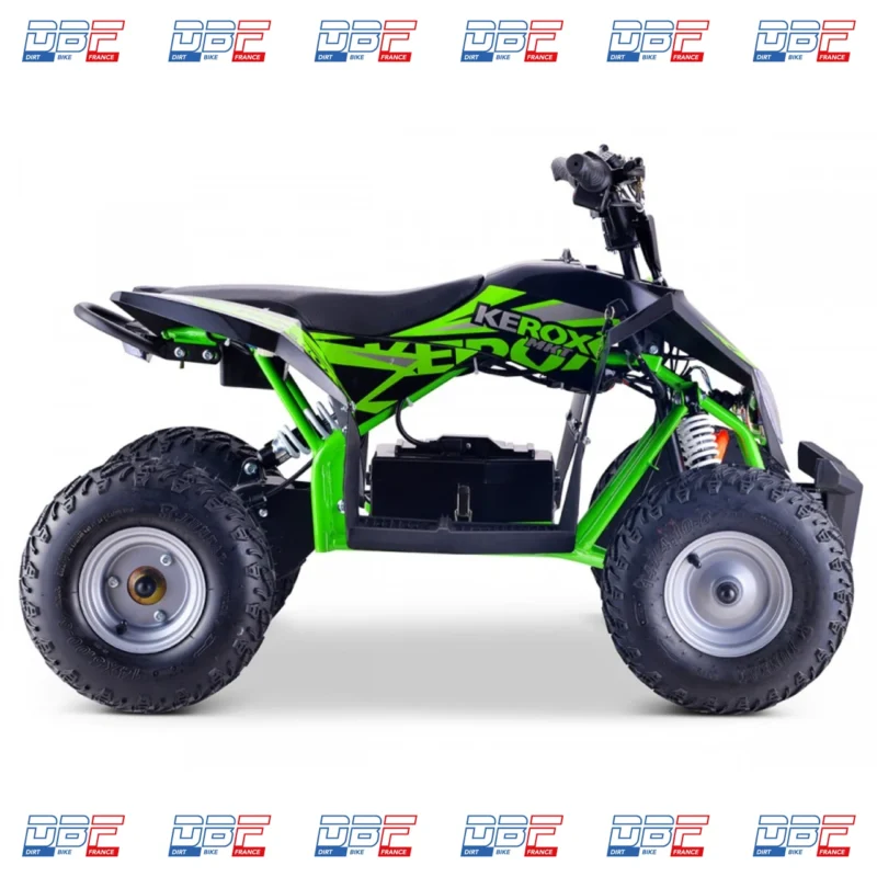 Quad électrique 1000W enfant KEROX E-MKT VERT, Dirt Bike France - Photo N°2