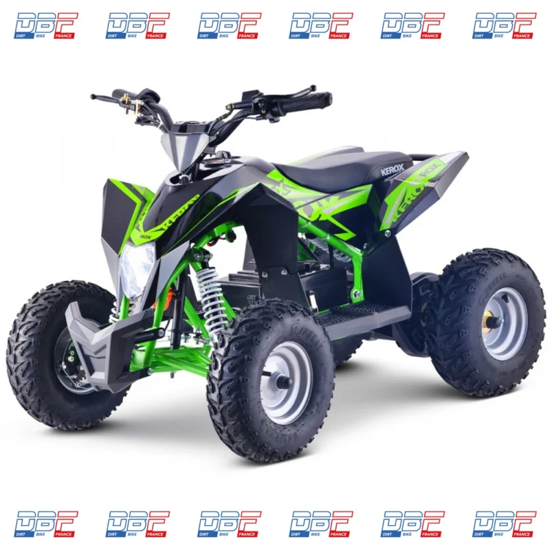 Quad électrique 1000W enfant KEROX E-MKT VERT, Dirt Bike France - Photo N°5