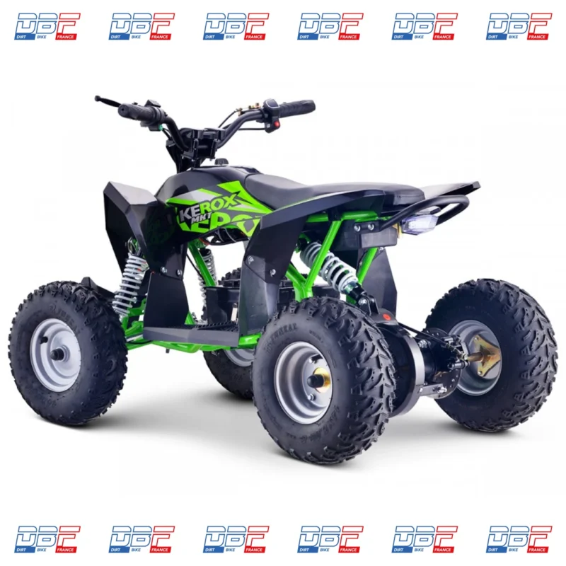 Quad électrique 1000W enfant KEROX E-MKT VERT, Dirt Bike France - Photo N°7