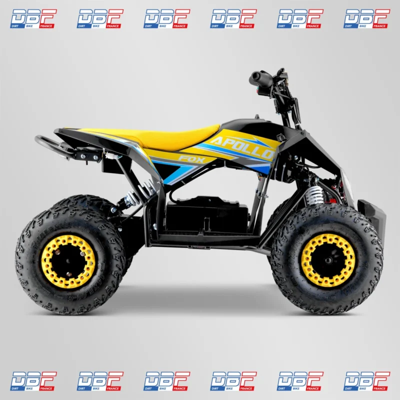 Quad enfant electrique 1000w apollo fox 2023 Jaune, Dirt Bike France - Photo N°4