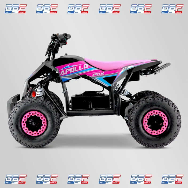 Quad enfant electrique 1000w apollo fox 2023 Rose, Dirt Bike France - Photo N°5